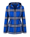 Chaqueta Tartán Azul