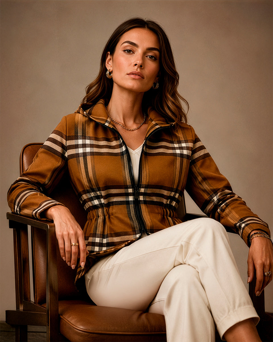 Chaqueta Tartán